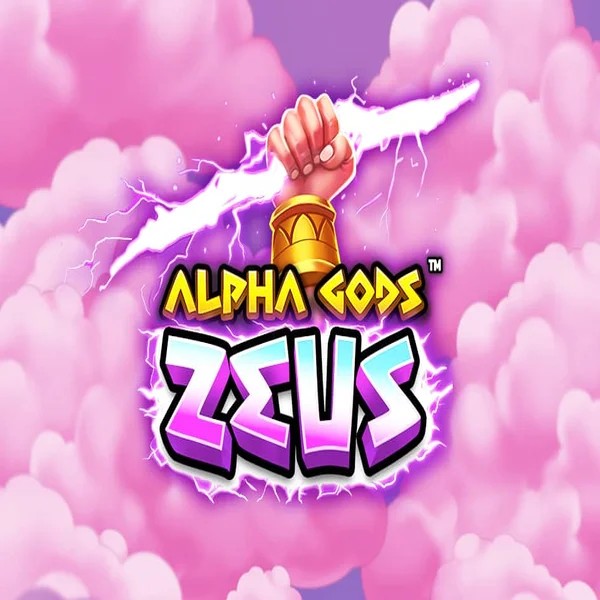 Alpha Gods Zeus logo by PearFiction Studios at Cazeus Casino
