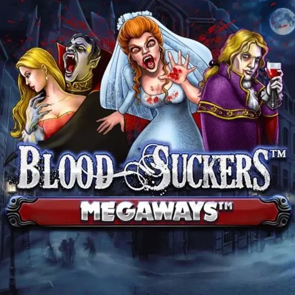Blood Suckers Megaways logo by Red Tiger Gaming at Cazeus Casino
