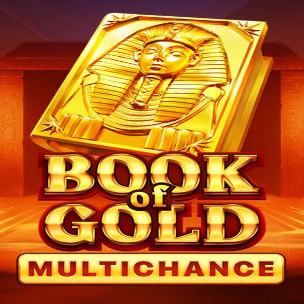 Book of Gold Multichance online game logo by Playson on cazeus-casino.eu