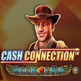 Cash Connection Book Of Ra by Novomatic, showcased at cazeus-casino.eu – game logo