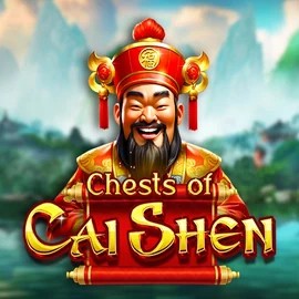 Slots logo of Chests of Cai Shen from Pragmatic Play at Cazeus Casino