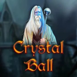 Crystal Ball slot logo by Gamomat at Cazeus Casino