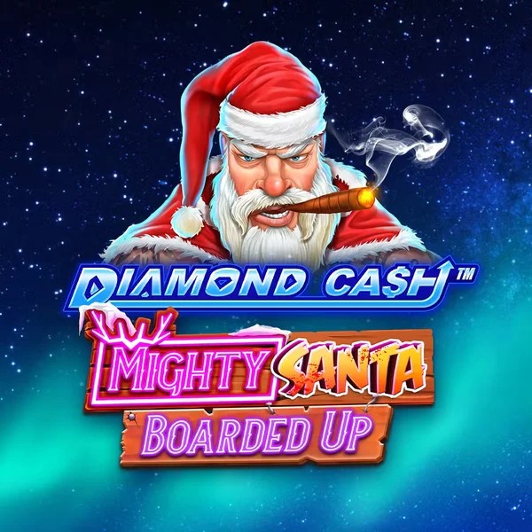 Try Diamond Cash Mighty Santa Boarded Up slot by Greentube on cazeus-casino.eu – logo image