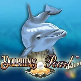 Dolphins Pearl Deluxe logo by Novomatic Cazeus Casino