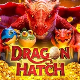 Dragon Hatch slot logo by PG Soft at Cazeus Casino