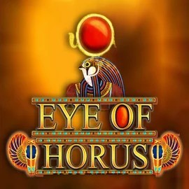 Eye of Horus logo by RTG (Reel Time Gaming) at Cazeus Casino