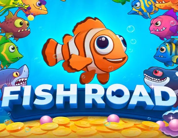 Play the Fish Road slot by InOut on Cazeus Casino