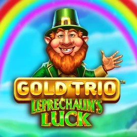 Gold Trio Leprechaun's Luck game by Playtech – logo hosted on Cazeus Casino