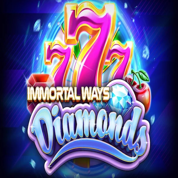 Immortal Ways Diamonds logo by RubyPlay Cazeus Casino