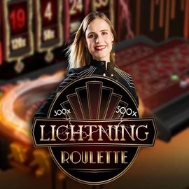 Enjoy Lightning Roulette by Evolution – logo hosted on cazeus-casino.eu