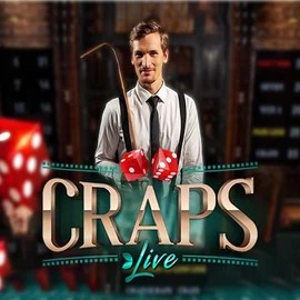 Live Craps by Evolution, showcased at cazeus-casino.eu – game logo