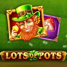 Lots of Pots slot logo by SYNOT Games at Cazeus Casino