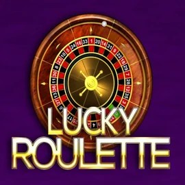Lucky Roulette slot logo by Belatra Games at Cazeus Casino