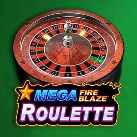 Mega Fire Blaze Roulette casino game by Playtech – featured logo at Cazeus Casino