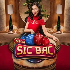 Mega Sic Bac slot logo by Pragmatic Play at Cazeus Casino