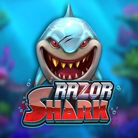 Official Slots logo: Razor Shark by Push Gaming at Cazeus Casino
