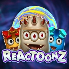Official Slots logo: Reactoonz by Play'n GO at Cazeus Casino