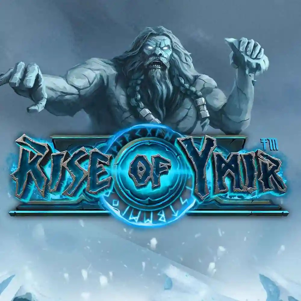 Rise of Ymir casino game by Hacksaw Gaming – featured logo at Cazeus Casino