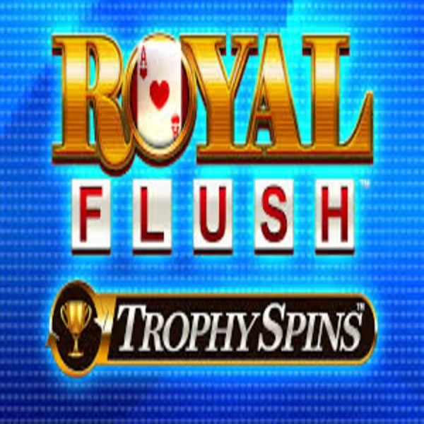 Royal Flush Trophy Spins slot visual from Greentube available on cazeus-casino.eu