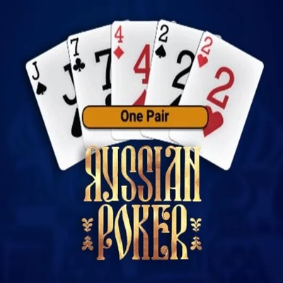 Russian Poker game by OneTouch Games – logo hosted on Cazeus Casino
