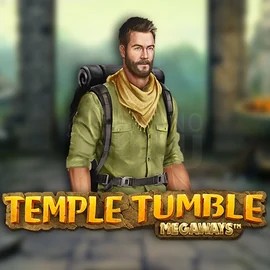 Temple Tumble Megaways logo by Relax Gaming at Cazeus Casino