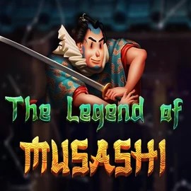 The Legend of Musashi game by Peter &amp; Sons – logo hosted on Cazeus Casino