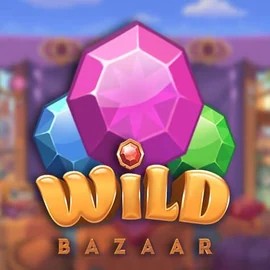 Wild Bazaar slot logo by NetEnt at Cazeus Casino